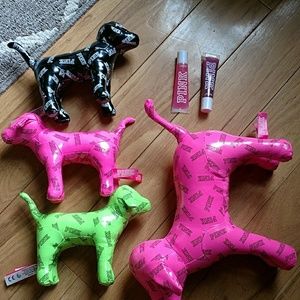 Small and large pink dogs!